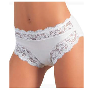 3 PACK Slip modello vita media con pizzo cotone modal Jadea