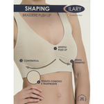 Brassiere microfibra spalla larga push up senza ferretto ILARY