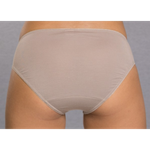Slip alto donna in fibra naturale e pizzo, colori a scelta CAROL.