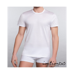 Maglia uomo mezza manica 100% cotone MAKO, 100% MADE IN ITALY QUALITA' scollo GIRO art.290