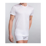 Maglia uomo mezza manica 100% cotone MAKO, 100% MADE IN ITALY QUALITA' scollo GIRO art.290