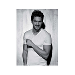 T-shirt uomo cotone elasticizzato ultra-fine Enrico Coveri scollatura a V.