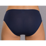 Slip alto donna in fibra naturale e pizzo, colori a scelta CAROL.